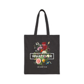 You Can Be Whatever Motivational Tote Bag Durable Eco Friendly Reusable Cotton Carryall Bold Floral Empowerment Design Perfect Gift for Women Friends Shoppers and Dreamers