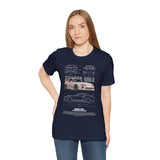 Toyota MK4 Blueprint Tee – Supra MK4 Sports Car MK4 Japanese Performance Coupe Inspired Graphic T Shirt JDM Street Racing Culture Automotive Icon Art Unisex Tee