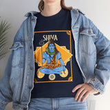 Lord Shiva Mahadev Devotional Unisex T Shirt Hindu Spiritual Graphic Cotton Tee Trishul Rudraksha Mahakal Temple Festival Wear Meditation Yoga Gift India