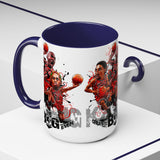 Legends On Court Ceramic Mug Basketball Gift For Sports Fans Gym Lovers Urban Lifestyle Drinkware Bold Streetwear Design Perfect For Coffee Tea And Everyday Motivation