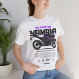 Yamaha R3 Phantom Inspired Sportbike Motorcycle Graphic Unisex Heavy Cotton Tee Premium Streetwear T Shirt for Riders Racers Enthusiasts Everyday Wear