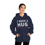I Need A Huge Amount Of Money Unisex Hoodie Heavy Blend Pullover Sweatshirt Funny Motivational Graphic Hustle Entrepreneur Wealth Inspired Streetwear
