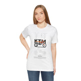 KTM 250 EXC Dirt Bike Blueprint Unisex Heavy Cotton Tee Motocross Enduro Racing Inspired Graphic T Shirt For Riders And Adventure Lovers