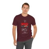 Italian Superbike 1199 Inspired Racing Motorcycle Blueprint Graphic Unisex Heavy Cotton Tee Premium Streetwear T Shirt for Riders Bikers Enthusiasts and Everyday Wear