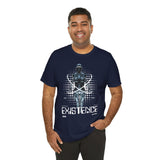 Existence Dystopian Society Cyborg Unisex Jersey Short Sleeve Tee Futuristic Sci Fi Robotic Graphic Cyberpunk Streetwear Statement T Shirt