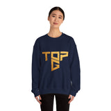 TopG Graphic Unisex Heavy Blend Crewneck Sweatshirt Motivational Hustler Streetwear Fitness Entrepreneur Alpha Mindset Pullover