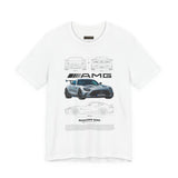 High Performance Silver Track Car Unisex Heavy Cotton Tee Bold Streetwear Racing Style Graphic Shirt Gift for Speed Lovers
