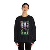 Comic Chaos Halftone Art Unisex Heavy Blend Crewneck Sweatshirt Bold Graphic Streetwear Pullover Premium Vintage Design Warm Cozy Fleece Everyday Wear Perfect Gift for Art Lovers and Urban Culture...