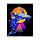 Ballena Cosmic Whale Art Matte Vertical Poster Vibrant Geometric Ocean Design Premium Wall Art Print for Home Office Studio Inspiring Marine Life Artwork Perfect Gift for Dreamers Nature Lovers and Creative Thinkers