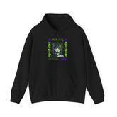 Stalked By Spectator Cyberpunk Anime Glitch Unisex Heavy Blend Hooded Sweatshirt Japanese Streetwear Hoodie