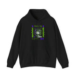 Stalked By Spectator Cyberpunk Anime Glitch Unisex Heavy Blend Hooded Sweatshirt Japanese Streetwear Hoodie