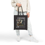 Fearless Devotion Cotton Canvas Tote Bag Classical Art Courage Loyalty Commitment Symbolism Streetwear