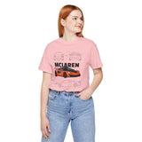 Orange Hypercar Blueprint Unisex Heavy Cotton Tee High Detail Automotive Art Streetwear Graphic for Car Enthusiasts and Daily Wear