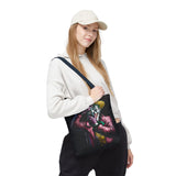 Snapshot of Madness Art Eco Tote Bag Dark Comic Neon Design Premium Canvas Reusable Shopping Bag Streetwear Lifestyle Accessory for Creative Thinkers Artists and Urban Dreamers