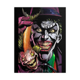 Jocker Sinister Grin Glossy Poster Dark Gothic Wall Art Psychological Expression Bold Horror Design Cinematic Home Decor Collector Piece For Visionary Creatives And Fearless Souls