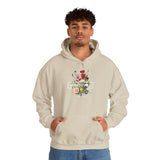 You Can Be Whatever Motivational Hoodie Comfortable Unisex Sweatshirt Bold Floral Empowerment Design Streetwear Positive Vibes Cozy Everyday Wear Perfect Gift for Dreamers Friends and Free Spirits
