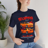 Japanese Turbo Legend Supra Inspired JDM Racing Graphic T Shirt Classic 90s Performance Car Streetwear Unisex Tee For Drift Track And Car Culture Fans
