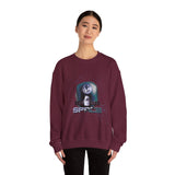Space Exploration Crewneck Sweatshirt Unisex Heavy Blend Pullover Galaxy Earth Spaceship Astronomy Inspired Cosmic Science Lover Nerd Geek Astronaut Top