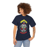 Rock Skull Roses Unisex Heavy Cotton Tee Vintage Rebel Art Bold Graphic Streetwear Inspired By Wild Freedom Music Culture Perfect For Festivals Concerts And Everyday Edge