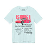 Pink Custom Roadster Blueprint Art Unisex Heavy Cotton Tee Retro Tuner Inspired Streetwear Graphic Shirt for Car Lovers and Daily Casual Wear