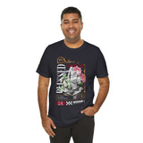 Blessed Praying Hands Floral Christian Graphic Unisex Jersey Short Sleeve Tee Faith Inspired Religious Streetwear Bold Motivational T Shirt