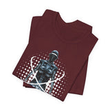 Existence Dystopian Society Cyborg Unisex Jersey Short Sleeve Tee Futuristic Sci Fi Robotic Graphic Cyberpunk Streetwear Statement T Shirt