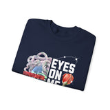 Eyes On Me Boys Medusa Crewneck Comfortable Unisex Heavy Blend Sweatshirt Mythological Streetwear Bold Empowerment Design for Self Expression Perfect Gift for Friends Birthdays Cozy Days Casual Wear