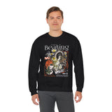 My Heart Is Beating Floral Anatomy Collage Unisex Heavy Blend Crewneck Sweatshirt Vintage Abstract Graphic Bold Artistic Streetwear Pullover