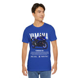 R3 Inspired Sport Motorcycle Art Unisex Heavy Cotton Tee Dynamic Streetwear Graphic for Riders and Moto Enthusiasts