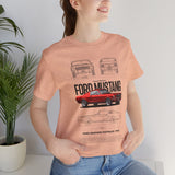 Classic 1965 Fastback Muscle Car Illustration Unisex Heavy Cotton Tee Retro Collector Streetwear Gift Shirt