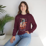 Beauty Vibes Statue Graphic Unisex Heavy Blend Crewneck Sweatshirt Vintage Streetwear Aesthetic Pullover Premium Bold Artistic Fashion