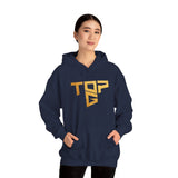 Top G Andrew Tate Graphic Hoodie Black Unisex Streetwear Motivational Hustle Pullover Sweatshirt Gold Typography Design