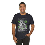 Money Mindset Unisex Jersey Short Sleeve Tee Graphic Black T Shirt Hustle Grind Wealth Entrepreneur Motivational Streetwear Bold Artistic Fashion Outfit
