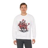 Legends On Court Unisex Heavy Blend Crewneck Sweatshirt Basketball Streetwear Athletic Graphic Pullover Bold Sports Design Perfect Gift For Gym Lovers Urban Fashion Festivals And Basketball Fans