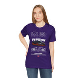 Bugatti Veyron Inspired Illustrated Hypercar Graphic T Shirt Ultimate Luxury Performance Supercar Automotive Streetwear Elite Speed Lifestyle Gift For Exotic Car Enthusiasts
