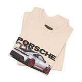 High-Performance Track Machine Blueprint Design Unisex Heavy Cotton Tee Powerful Street Racing Inspired Graphic Shirt