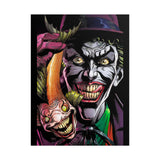 Jocker Sinister Grin Glossy Poster Dark Gothic Wall Art Psychological Expression Bold Horror Design Cinematic Home Decor Collector Piece For Visionary Creatives And Fearless Souls