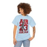 Air Jordan Sky Legend Unisex Heavy Cotton Tee Bold Athletic Streetwear Design Inspirational Basketball Dunk Artwork Motivational Sports Graphic Tee For Dreamers And Hustlers