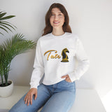 TopG Unisex Heavy Blend Crewneck Sweatshirt Premium Motivational Graphic Streetwear Tate Knight Design Hustle Mindset Apparel