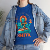 Lord Shiva Death And Destruction Dance And Regeneration Unisex Graphic T Shirt Mahadev Mahakal Devotional Hindu Spiritual Cotton Tee Trishul Rudraksha Festival Wear India