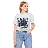 R3 Inspired Sport Motorcycle Art Unisex Heavy Cotton Tee Dynamic Streetwear Graphic for Riders and Moto Enthusiasts