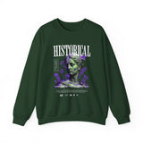 Historical Statue Graphic Premium Unisex Heavy Blend Crewneck Sweatshirt Vintage Aesthetic Streetwear Pullover