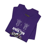 African Twin Adventure Motorcycle Graphic Tee Off Road Touring Bike T Shirt For Riders Explorers Long Distance Travel Motorsport Streetwear Gift