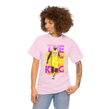 The Court Monarch Unisex Heavy Cotton Tee Basketball Power Graphic Shirt Streetwear for Athletes Hustlers and Motivational Sports Lovers