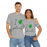 I Love Plants Unisex Heavy Cotton Tee Eco Friendly Botanical Leaf Nature Lover Green Gardening T Shirt Sustainable Plant Parent Gift For Gardeners
