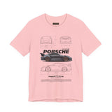 Ultra Sleek Performance Sports Coupe Blueprint Art Unisex Heavy Cotton Tee for Car Lovers and Streetwear Fans