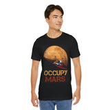 Mars Explorer Astronaut Unisex Heavy Cotton Tee Futuristic Space Adventure Graphic Shirt Inspiring Sci Fi Design Perfect Gift for Dreamers and Space Lovers