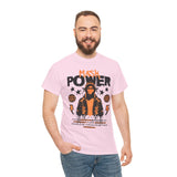 Mask Power Anonymous Strength Graphic Unisex Heavy Cotton Tee Bold Urban Streetwear Empowerment Hacker Inspired Motivational T Shirt