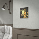 Lunar Legacy Astronaut Art Matte Vertical Poster Space Exploration Wall Art Bold Cosmic Design Premium Home Decor Inspirational Gift for Sci Fi Lovers Dreamers and Visionary Explorers