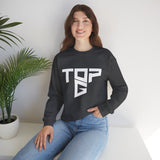 TopG Graphic Unisex Heavy Blend Crewneck Sweatshirt Black Motivational Hustler Streetwear Fitness Entrepreneur Alpha Mindset Pullover